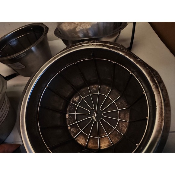 Lot 2 Fetco Grindmaster ABB1.5SS Stainless Steel Brewing Funnel Free Shipping - Picture 8 of 13